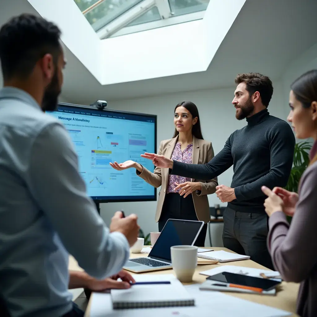 Supporting visual content